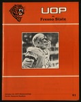 October 15, 1977 Football Program, UOP vs. Fresno State by University of the Pacific