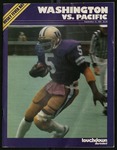 September 12, 1981 Football Program, UOP vs. University of Washington