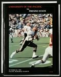 October 24, 1981 Football Program, UOP vs. Fresno State