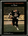 September 11, 1982 Football Program, UOP vs. UC Davis