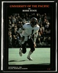 September 25, 1982 Football Program, UOP vs. Boise State by University of the Pacific