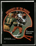 October 22, 1983 Football Program, UOP vs. Northern Arizona University by University of the Pacific