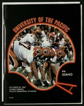 October 29, 1983 Football Program, UOP vs. University of Idaho by University of the Pacific