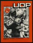 October 6, 1984 Football Program, UOP vs. Fullerton State