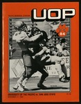 November 17, 1984 Football Program, UOP vs. San Jose State