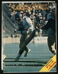 October 26, 1985 Football Program, UOP vs. San Jose State