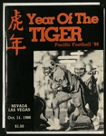 October 11, 1986 Football Program, UOP vs. University of Nevada-Las Vegas by University of the Pacific