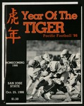 October 25, 1986 Football Program, UOP vs. San Jose State by University of the Pacific