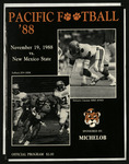 November 19, 1988 Football Program, UOP vs. New Mexico State