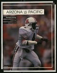 October 28, 1989 Football Program, UOP vs. University of Arizona