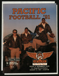 August 31, 1991 Football Program, UOP vs. Sacramento State