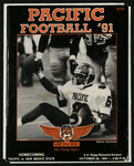 October 26, 1991 Football Program, UOP vs, New Mexico State