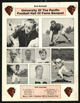 May 8, 1984 Program for Football Hall of Fame Banquet by University of the Pacific