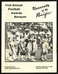 December 6, 1988 Program for Football Awards Banquet by University of the Pacific