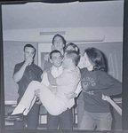 Group of Students Posed in Classroom by Raymond College