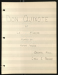 Don Quixote Sheet Music