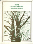 Graduate Record 1978 by Associated Students of the University of the Pacific