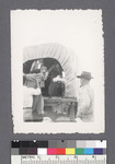 Children in covered wagon #2