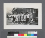 Girls' class with teacher #3: (Front row 3rd from the left) Mary Okura, (4th from left) Keiko Ogawa by Richard Shizuo Yoshikawa