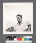 One man #13 [buildings in background]: Dick Shimazaki by Richard Shizuo Yoshikawa