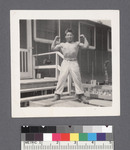 One man #48 [shirtless; flexing biceps] Maurice Nakao by Richard Shizuo Yoshikawa