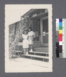Two women #14 [on porch; 34-2-A] by Richard Shizuo Yoshikawa